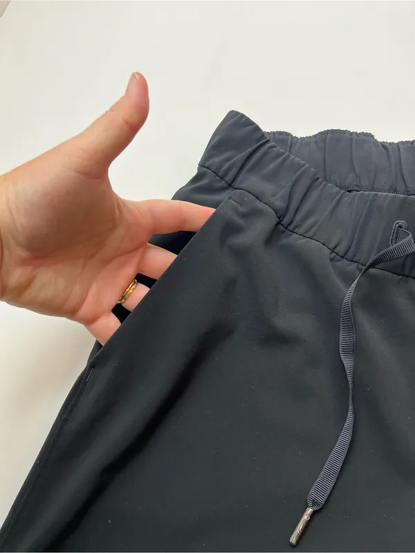Lululemon On The Fly Pant Women Size 6 Black Stretch Pull-on Athletic Athleisure - Image 8
