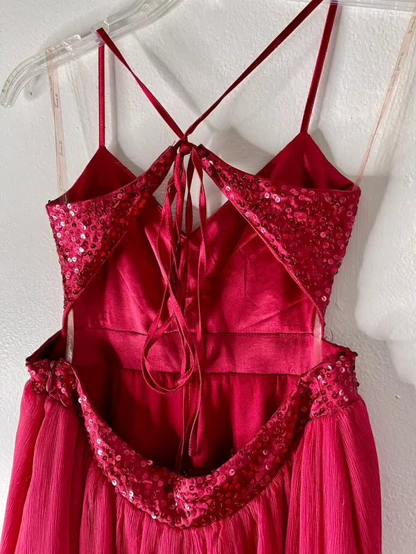 Forever 21 Red Sequin Dress - Image 4