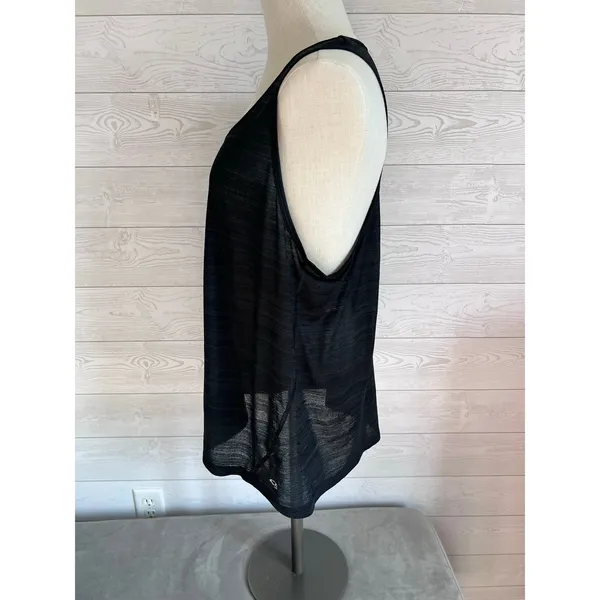 Champion black Duo Dry semisheer racerback tank top activewear XL - Image 3