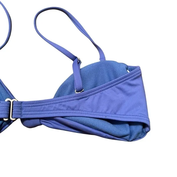 Billabong‎ Women's Size Small Sol Searcher Bandeau Bikini Top Blue Park Stretch - Image 7