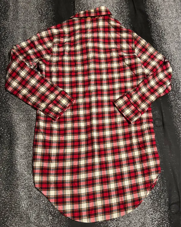 Womens medium Lauren Ralph Lauren long sleeve sleep shirt-embroidered crest - Image 3