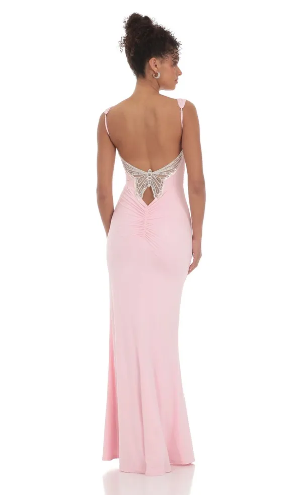 Lucy in the sky Butterfly Maxi Dress - Image 3