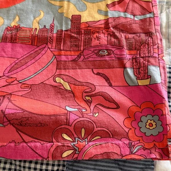 Tory Burch Graphic T Shirt limited edition size M Rachael Tarravechia GUC - Image 11