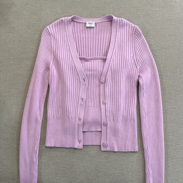 Abercrombie Cardigan & Tube Top Matching Set - Image 2