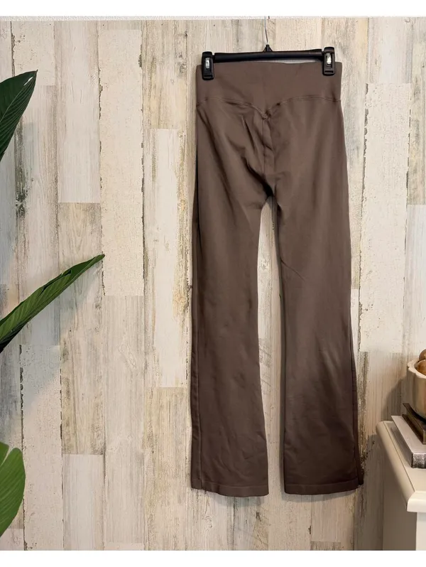 Dazy Women’s Large Brown High Waist Flare Leggings - Image 8