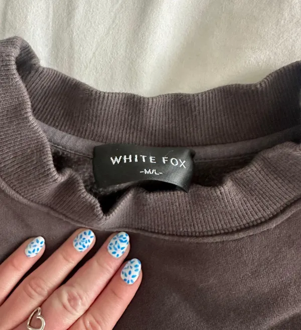 White Fox Sweatshirt - Image 2