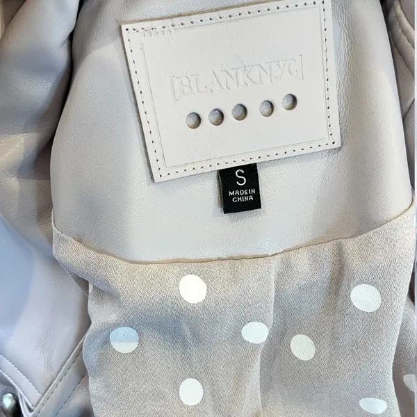 BLANKNYC | Pure Motivation Vegan Leather Moto Jacket w/ Quilting Stitch Small - Image 14