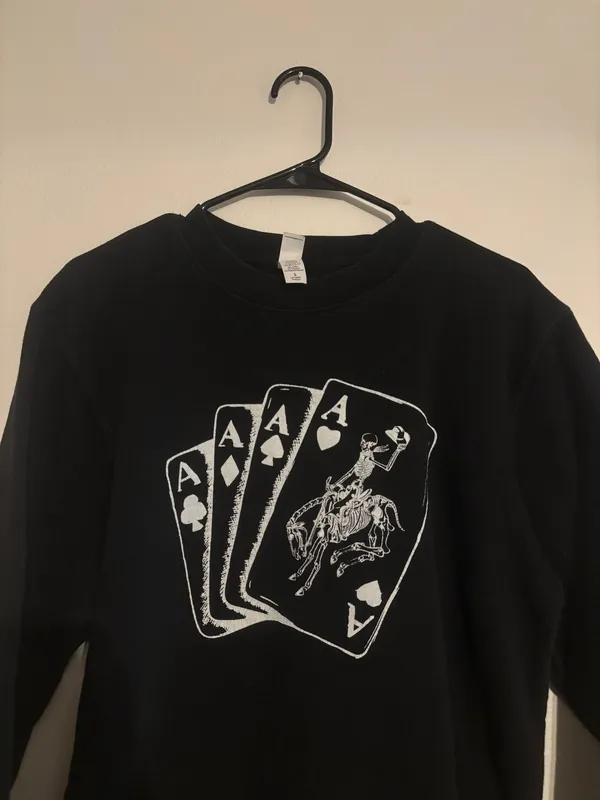Western Black card Crewneck - Image 2