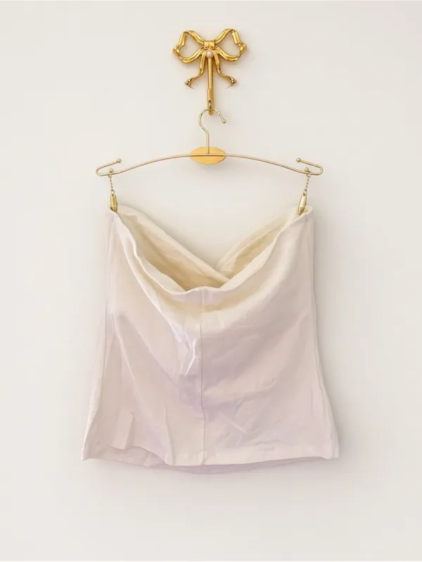 🤍 SKIMS Cotton Jersey Tube Top | Marble | S | NWT 🏷️(C4) - Image 2