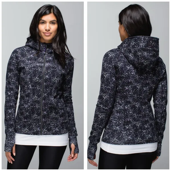 Lululemon Scuba Hoodie II Size 6 Rocky Road Sand Dune Toothpaste / Storm - Image 2