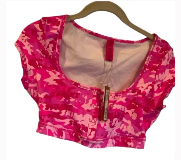 SKIMS Pink Bikini Set M - Image 3