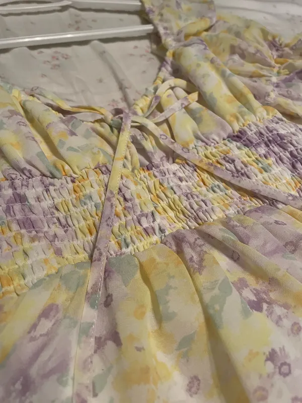Babydoll dress Yellow - Image 4