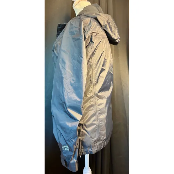 Columbia Omni-Tech Waterproof Rain Jacket Black Hooded Shell RL2436 Womens M - Image 2