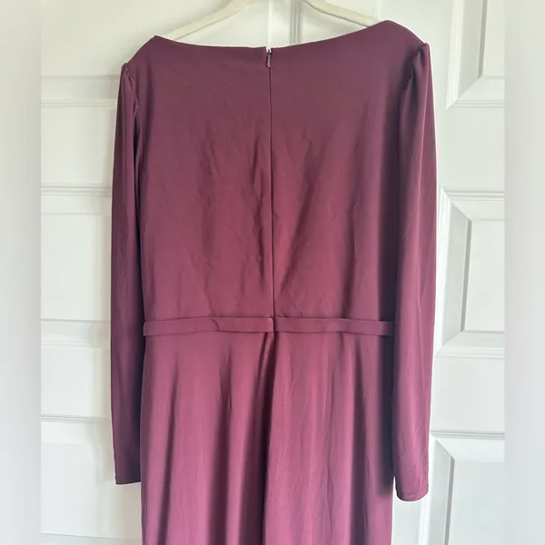 Mac Duggal Boat‎ Neck Jersey Gown With Embellished Shoulder Gown NWT - Image 7