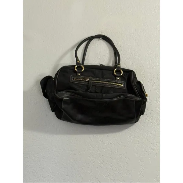 Coach Legacy Small Gallery Black Turnlock Satchel Bag Y2K Vintage # 4453 13x8 - Image 3