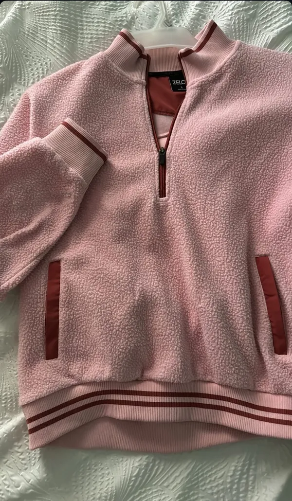 Zelos Pink Quarter Zip - Image 2