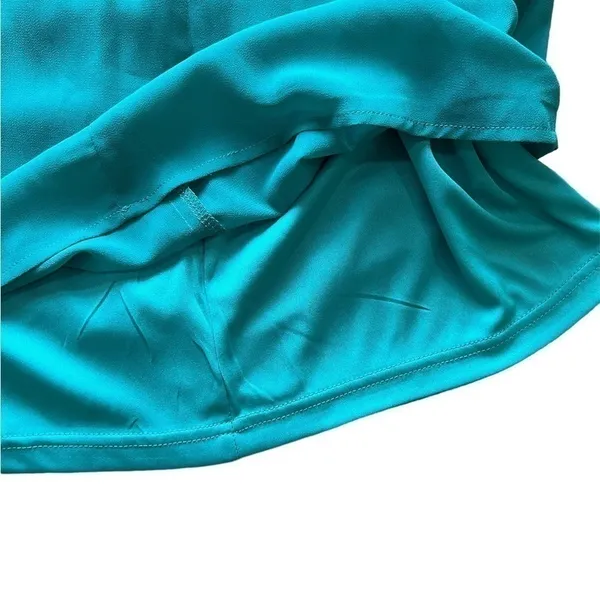 NWT Lulus Best‎ Wishes Women's Dress Tulip Teal Green Size Medium - Image 9