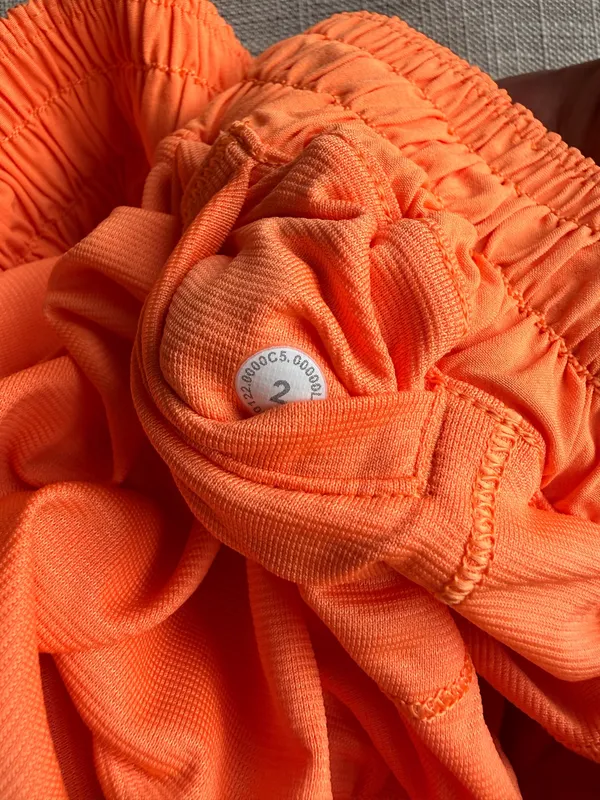 Bright Orange Lululemon Hotty Hot Shorts 2.5" - Image 3