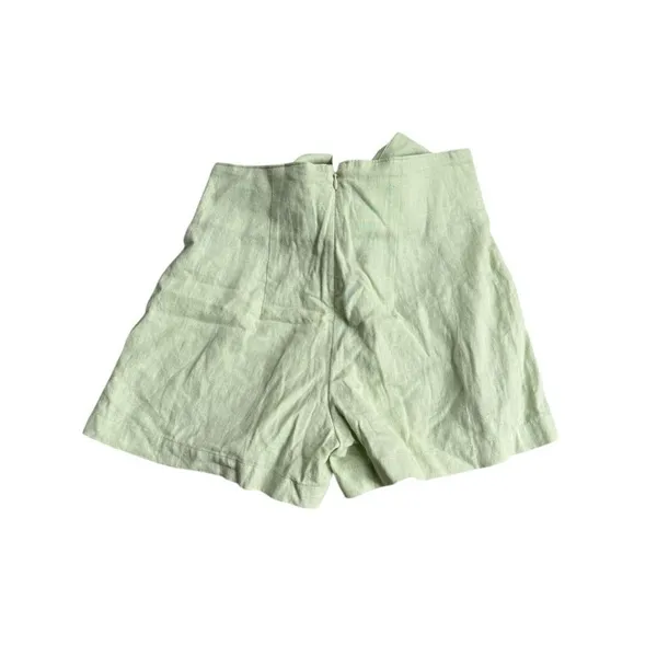 Abercrombie & Fitch Women Linen-Blend Pull-On Belted Shorts S NWT - Image 4