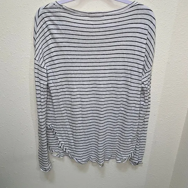 VICI Lovestitch super distressed‎ striped long sleeve - Image 9