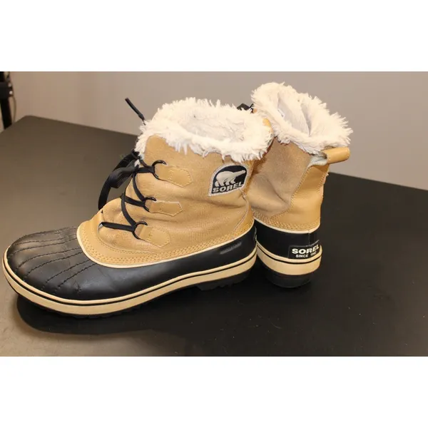 Sorel Tivoli III Boots W 10 Tan Black Waterproof Winter NL1631-280 - Flaws - Image 4