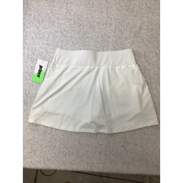 Prince Womens Match Knit Skort White‎ Tennis Athletic Skirt Size M NWT WPT17200. - Image 4