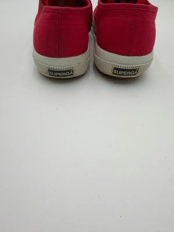 Superga Red Canvas Low Top Sneakers Women’s 9 Men’s 7.5 EU 40 Lace Up Shoes - Image 3