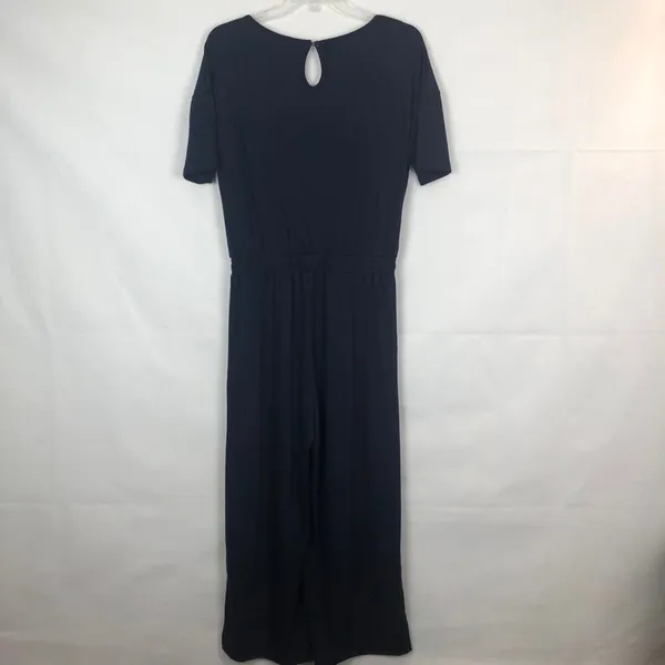 Women's Short Sleeve Blue Jumpsuit Size Medium - Image 11