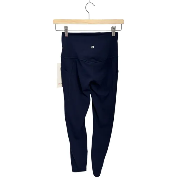 Lululemon Align HR pant 25” size 6 with pockets True Navy New with Tags - Image 3