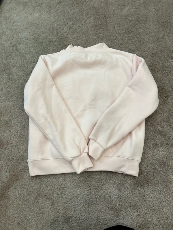 PARKE Varsity Mockneck Sweatshirt Peony and Crimson Valentines Day s/m - Image 6