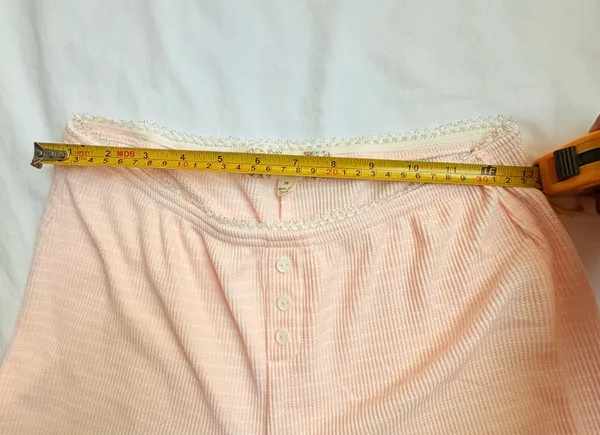 Pink Republic Y2K Pink Ribbed Flare Pajama Lounge Pants M - Image 5