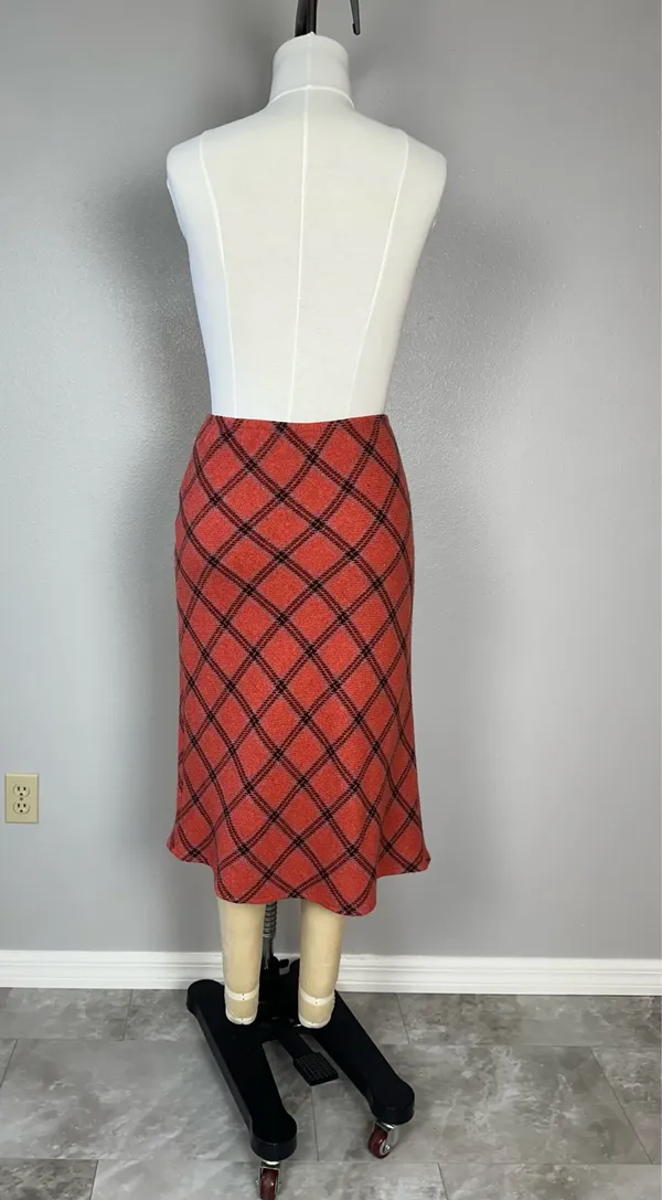 Neiman Marcus Womens Skirt Size 6 Wool Blend Vintage Midi - Image 3