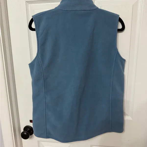WOOLRICH women’s fleece vest size small blue‎ - Image 4