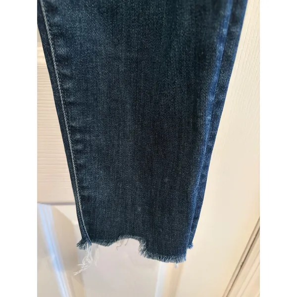 Mother Looker Ankle Chew Jeans Breaking The Law Distressed Skinny 29 - Image 14