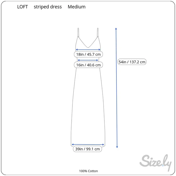 Loft Nautical Coastal Euro Summer Blue White Striped Sleeveless Maxi Dress Size M - Image 13
