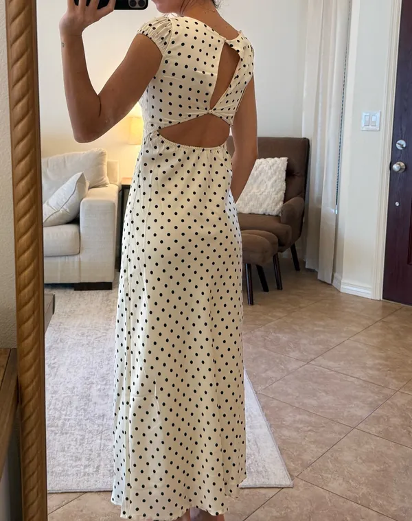 Maxi Dress White Size XS - Image 2