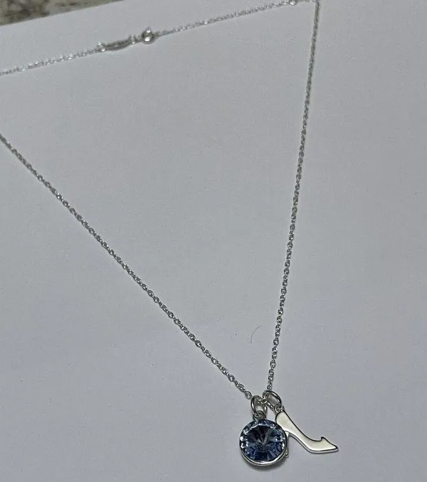 Signed DISNEY Chain Necklace Silver Tone - A Dream Is A Wish Your Heart Makes - Image 4