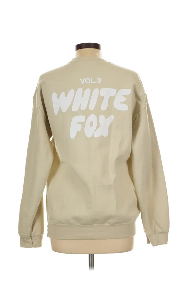 White Fox Tan Crewneck - Image 2