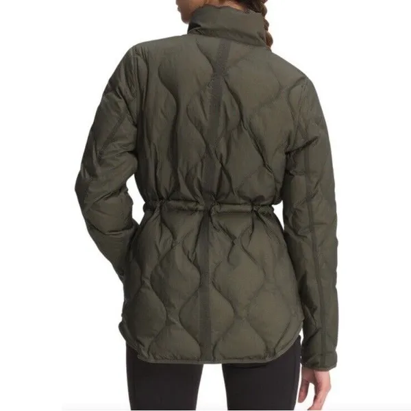 THE NORTH FACE Olive Quilted Down Jacket - Image 2