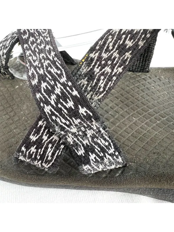 Chacos Z2 Womens Size 7 Sandals Adjustable Straps Black Gray Hiking Outdoor Shoes - Image 11