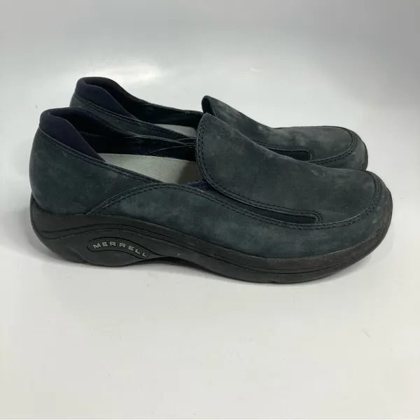 Merrell‎ Treviso Moc navy blue slip on shoes loafers size 6.5 - Image 2