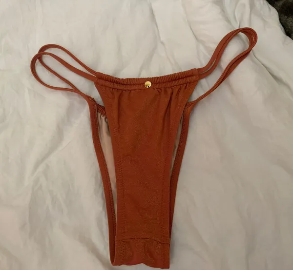 Orange Sparkle Bikini - Image 3