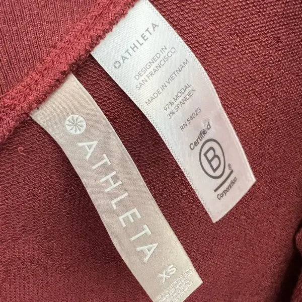 ATHLETA Nirvana Open Cardigan in Maple Red‎ - Image 5