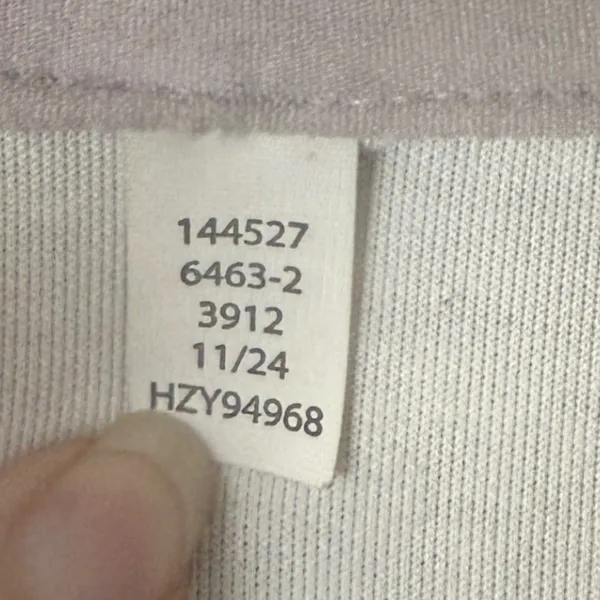 Athletic Works Womens Light Heather Gray Quarter‎ Zip Pullover Sweatshirt - Image 5