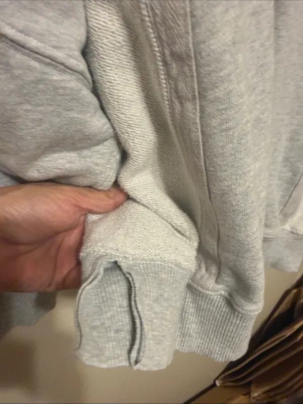 Aerie Womebs Crewneck Sweater in Light Gray - Image 5