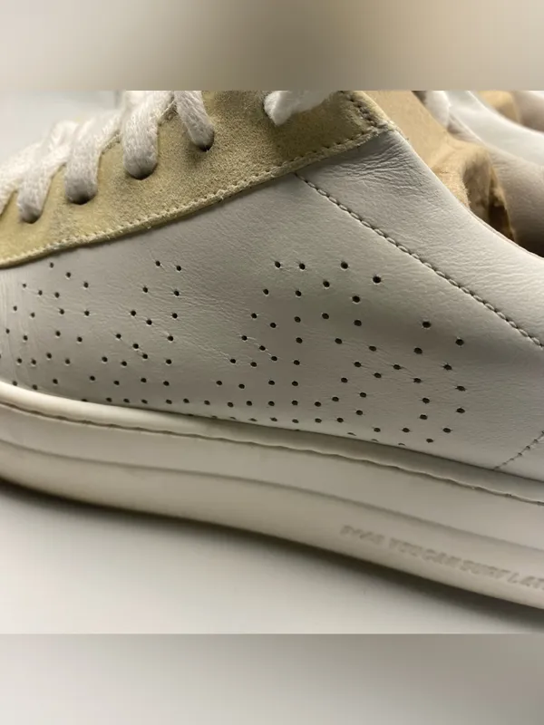 P448 women’s John platform Sneaker white cream comfort shoe 38 7.5 - Image 5