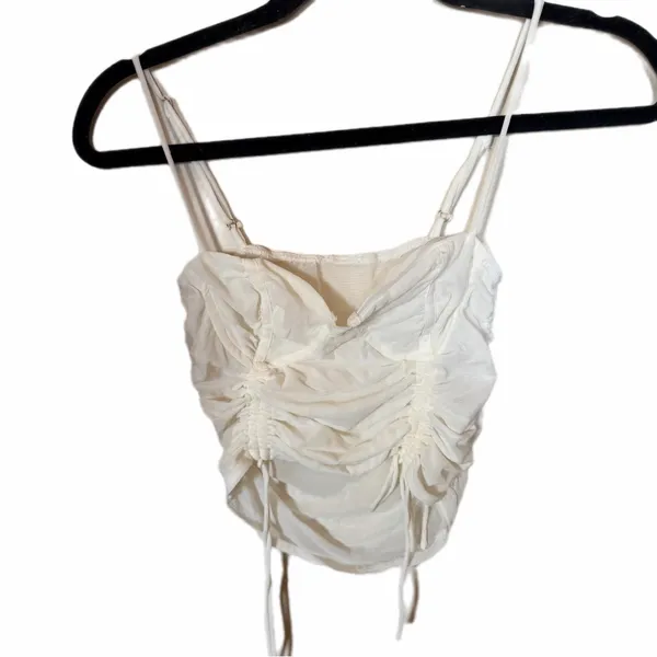 Princess Polly mesh ruched tank top XS - Image 2