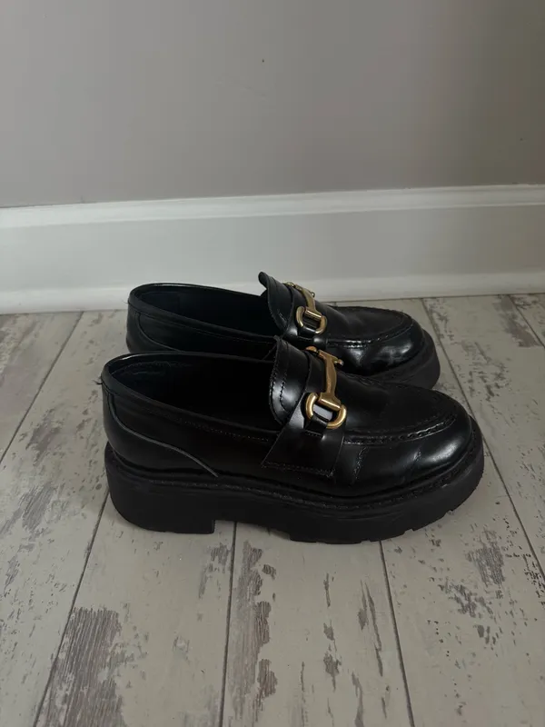 Steve Madden Loafers Platform Black - Image 4