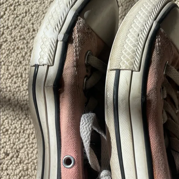 Pink Low-Top Converse Sneakers - Image 9