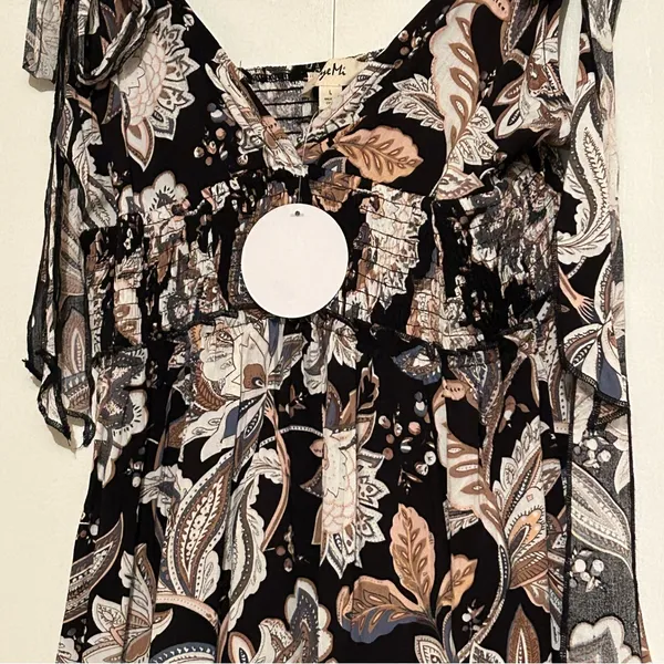 Kyemi maxi floral tie strap dress size Large. NWT - Image 2